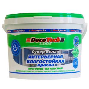 Краска DecoTech Eco Интерьерная Влагостойкая 14 кг