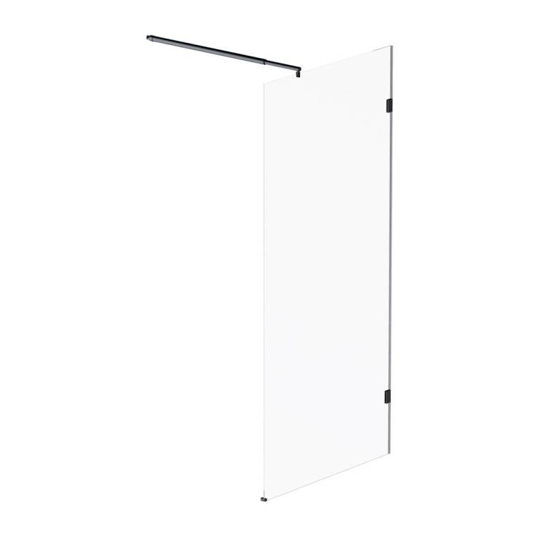 Душевая перегородка Am.Pm X-Joy W94WI-90-F1-BTE 90x195, стекло прозрачное 6 мм, профиль черный