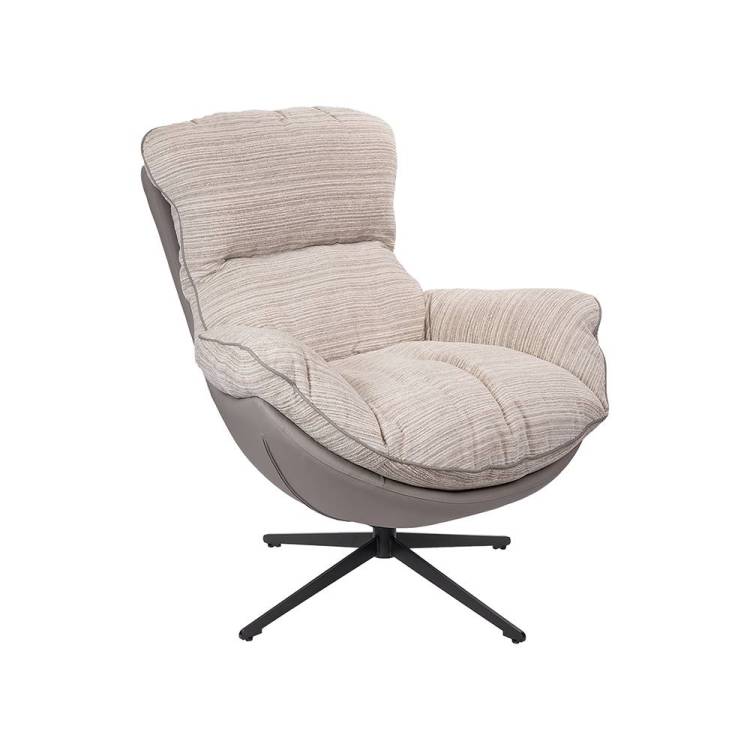 Кресло Bradex Home Hug FR 1068 Серый в полоску