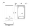Зеркало Sancos Ray RA600 c подсветкой, 60x100 фото 5
