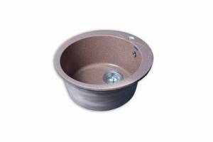 Мойка кухонная GranFest Rondo GF-R--480 D=480 мм черный