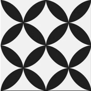 Керамогранит Prissmacer Circle Black Pre-Cut 45x45