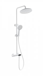 Душевая стойка Wonzon & Woghand WW-B2091-A-MW с термостатом, белый