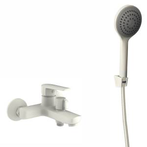 Смеситель для ванны Esko Lagos White LG54W белый