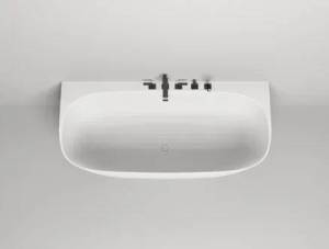 Ванна из искусственного камня Salini Sofia Wall 180x85 матовая
