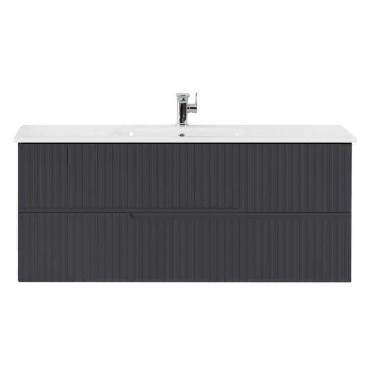 Тумба под раковину Cezares DUET-1200-2C-SO-GR-P Grafito, 117x50x45