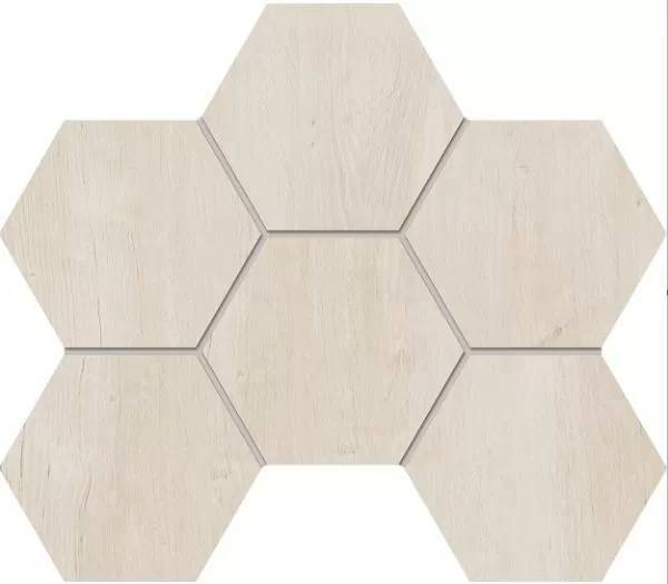 Мозаика Estima Soft Wood 69403 Mosaic/SF01_NS/25x28,5/Hexagon Hexagon неполированная 25x28.5