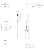 Душевой комплект Vincea Puro VSFW-5P1CH встраиваемый, 3 режима, хром фото 4