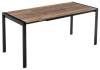 Кухонный стол Woodville Центавр 420989 120 (160) х 70 дуб велингтон / черный матовый фото 3