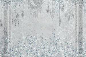 3D Фотообои Artegrafico «Восточный сад в голубых тонах» VS-001-2 канвас