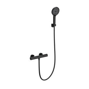 Смеситель для душа Wonzon & Woghand WW-B3013-A-MB термостатический, черный матовый