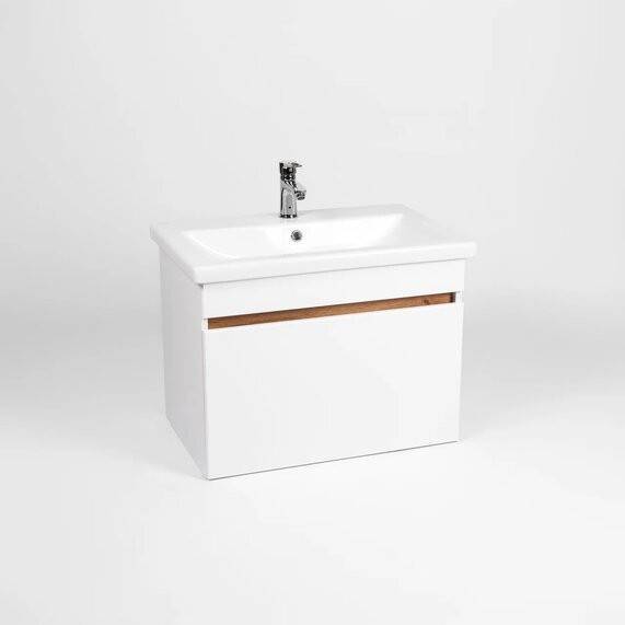 Тумба с раковиной Viant Мальта VMAL80CO-T1YP 425x760x500 1 ящик подвесная