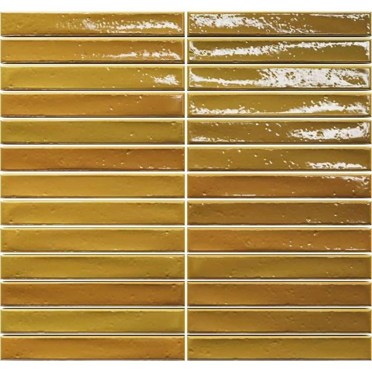 Мозаика Amadis Short Stick 8436552229361 Mustard Crackle (2x15) 29.2x29.5