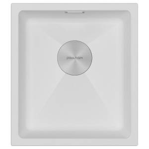 Мойка кухонная Paulmark Lumi 41Uni LU41-WH Белый, 41x46