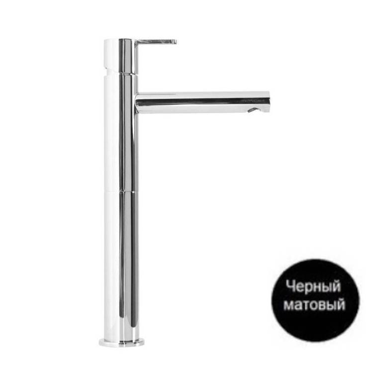 Смеситель для раковины Cezares Leaf LEAF-LC1-L-NOP черный