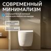 Унитаз подвесной Abber Bequem AC1100TMW безободковый, сиденье микролифт, белый матовый фото 7