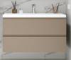Тумба с раковиной Art&Max Bianchi Капучино матовый, 58x100 фото 2