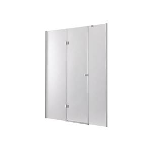 Душевая дверь в нишу Cezares VERONA-W-B-13-40+60/60-P-Cr-L профиль хром, стекло матовое, 160x195