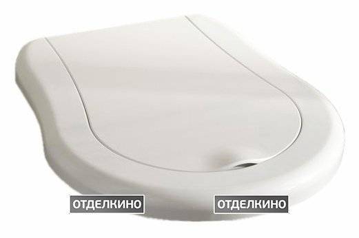 Крышка-сиденье Kerasan Retro 108901 с микролифтом, петли хром