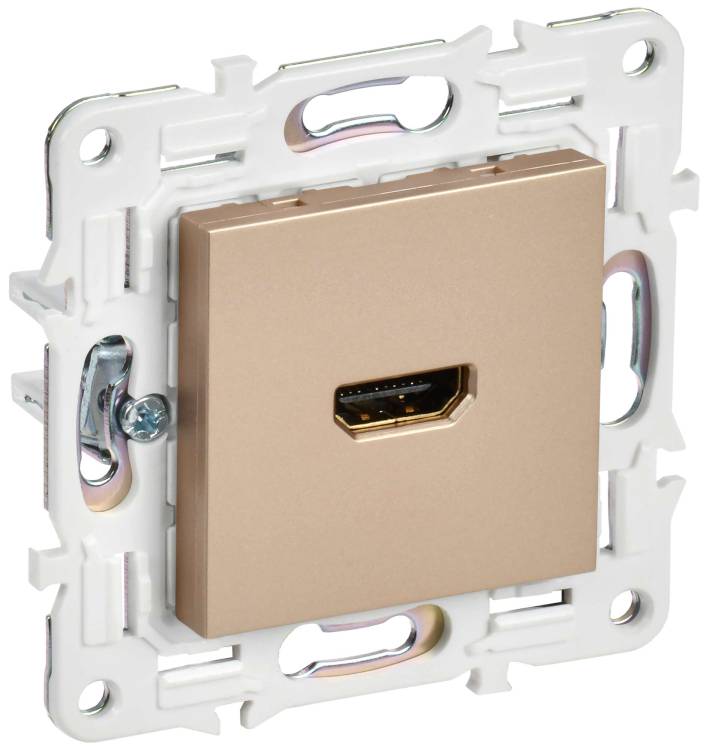 Розетка HDMI IEK Skandy SK-H10-K98 песочный