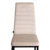Стул Tetchair Easy (mod. JSC02-1) 21255 металл, флок, beige (бежевый) HLR2/черный фото 6