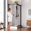 Душевое ограждение AM.PM Gem W90G-404-100280-BT 100x80x190 фото 3