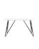 Стол обеденный Stool Group Сакраменто DT-968-W-140 DUAL белый стеклянный 140x90x76 фото 2