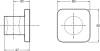 Настенный держатель Jacob Delafon Modulo 8464D-CP фото 5