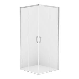 Душевое ограждение NEW TRENDY PRIME 100x80x200 D-0298A/D-0295A (хром)