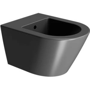 Биде подвесное GSI Kube X 9464126 черный матовый