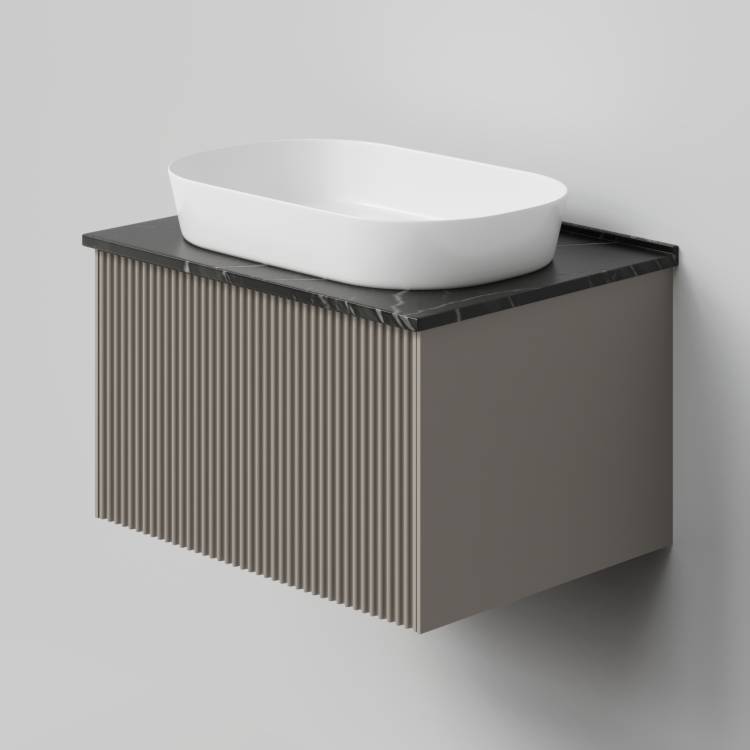 Тумба с раковиной La Fenice Terra Cappuccino NFNC-01-TER-C-60-3-M-GB бежевая матовая, 60 см