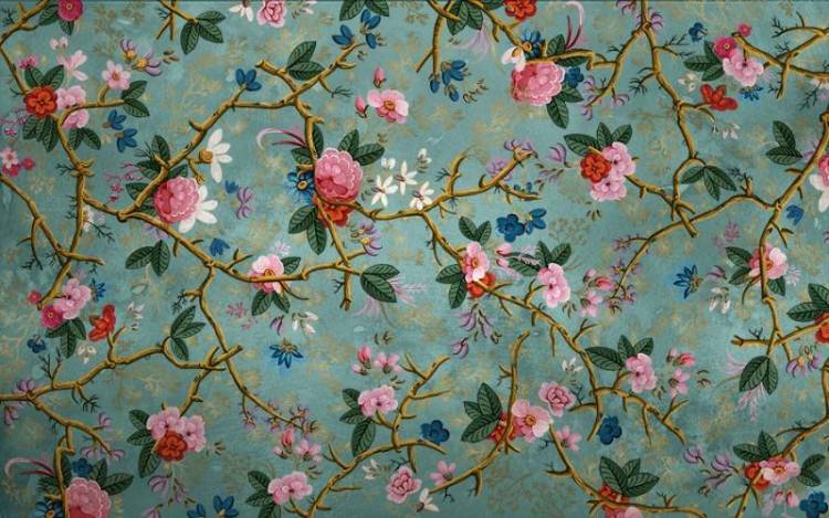 3D Фотообои Artegrafico «Викторианский сад в светлых тонах» BT-006 акварель