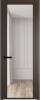 Межкомнатная дверь Profil Doors 2 AGP цвет профиля Деорэ, стекло безопасное 6 мм ромб белый 600x2000