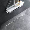 Душевой лоток Am.Pm MasterFlow W01SC-S11-080-05SB универсальный затвор Slim line 80см, матовая сталь фото 2