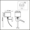 Бра Lumion Demetra 8406/1W фото 9
