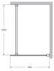 Душевая перегородка Cezares Liberta LIBERTA-L-1-95-120-C-Cr хром фото 4