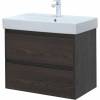Тумба с раковиной Aquanet Nova Lite 75 305240 подвесная, дуб черный фото 3