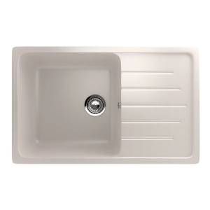 Мойка кухонная Uperwood Simple (Симпл) UPD-302-331 белая, 75x50