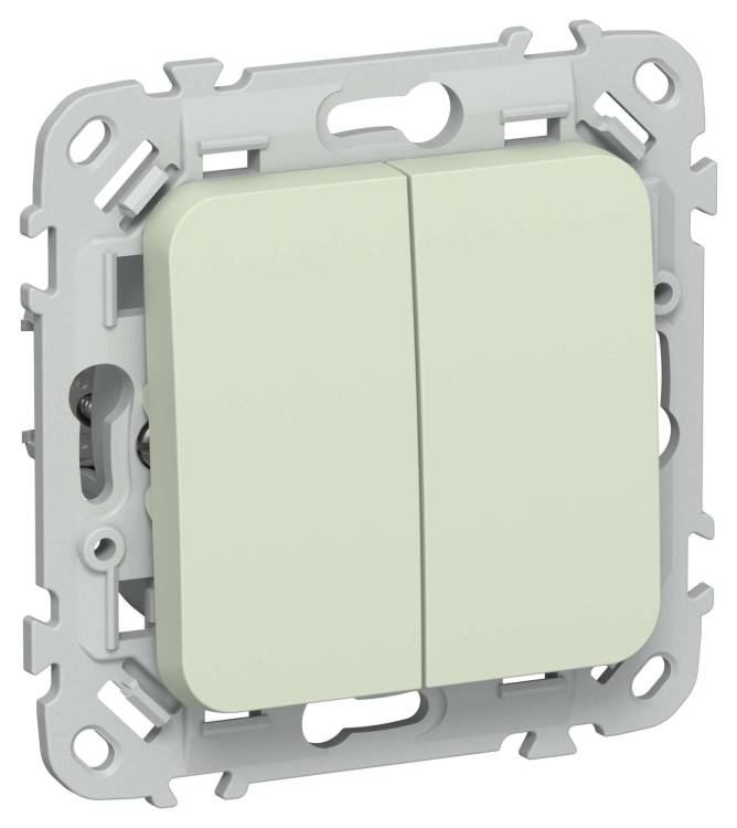 Выключатель 2-клавишный IEK Flite FI-V24-0-10-1-K92 панг