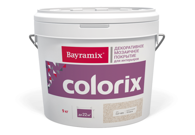 Декоративное покрытие Bayramix Colorix 9 кг
