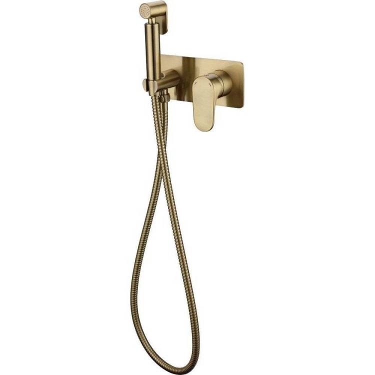 Гигиенический душ Boheme Spectre 457-BR бронзовый, со смесителем, с внутренней частью