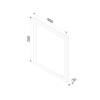 Зеркало Am.Pm Gem M91AMOX0601WG с LED-подсветкой, 70x60 фото 12