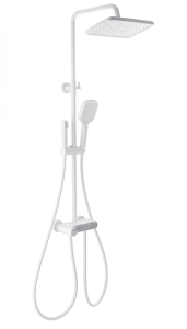Душевая стойка Wonzon & Woghand WW-B3112-MW с термостатом, белый