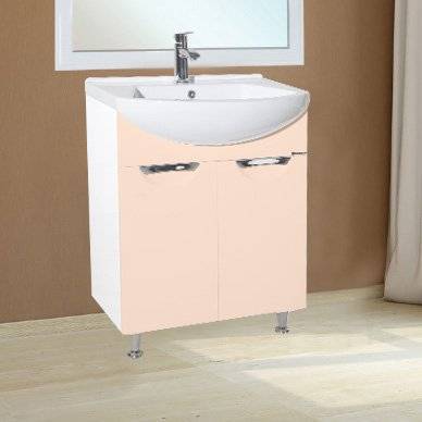 Тумба с раковиной Bellezza Альфа 65 бежевая