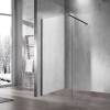 Душевая перегородка Vincea Walk-in VSW-1H700CLB 700x2000, черный, стекло прозрачное