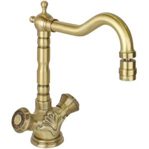 Смеситель кухонный Bronze de Luxe Royal 10105K с поворотным аэратором