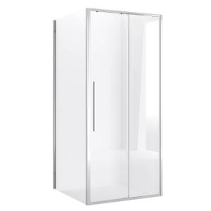 Душевой уголок Niagara Nova NG-64-9A-A80-34 профиль хром, стекло прозрачное, 90x80x195 (распродажа)