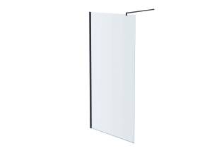 Душевая перегородка Aquatek AQ WIW 14020BL профиль черный, стекло прозрачное, 140x200