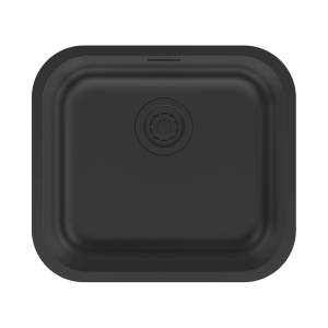 Мойка кухонная Paulmark Vello 48 Uni VE48-MBN Матовый Черный, 48x44