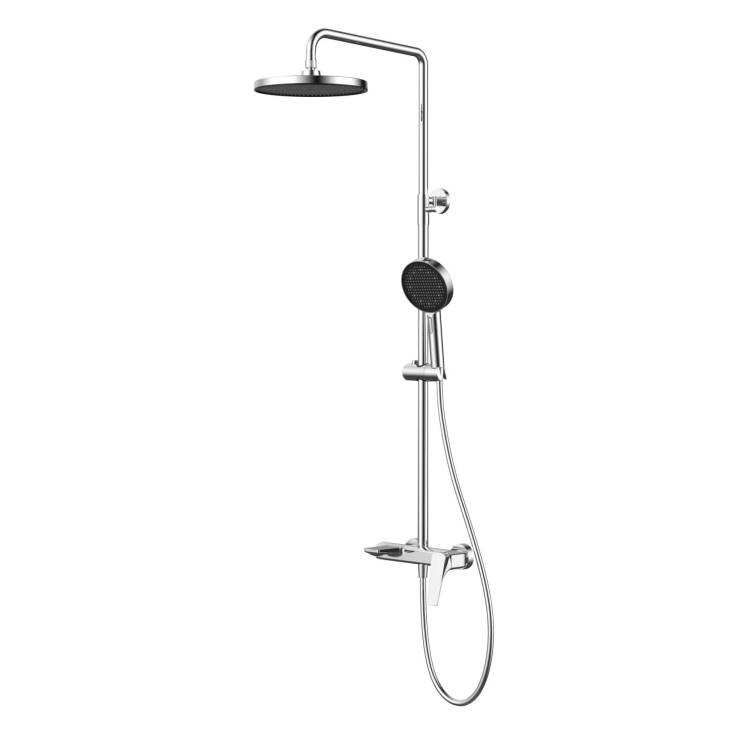 Душевая стойка Vincea Puro VSFS-5P1CH хром, с изливом